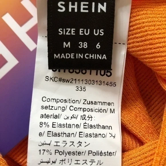 NWT Shein Bikini Top Size 6 - Picture 3 of 3